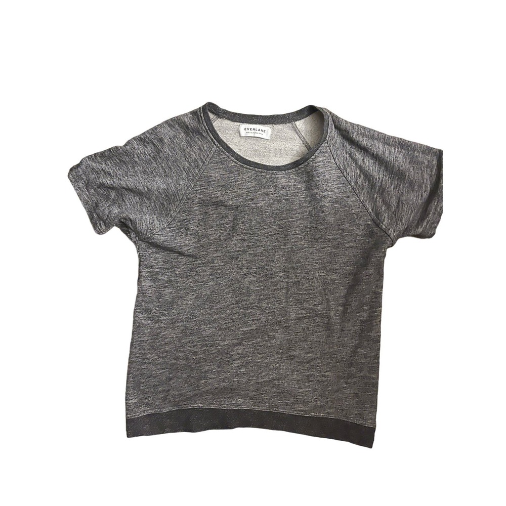 EVERLANE short sleeve sweatshirt gray women’s